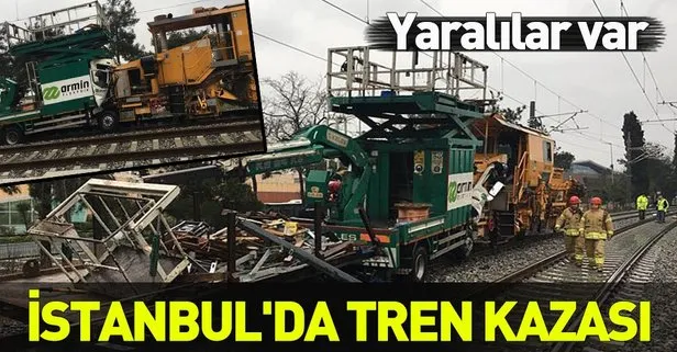 Son dakika... İstanbul'da tren kazası