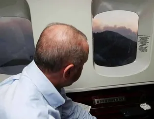 Yangını bile fırsat bilip siyasi prim peşinde koşanlara karşı Başkan Erdoğan'a destek yağdı: #SeninleyizReis