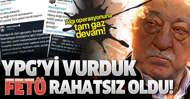 YPG'yi vurduk FETÖ rahatsız oldu!