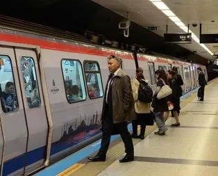 Metro seferlerinde aksama