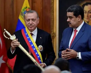 Maduro’dan Başkan Erdoğan’a sıra dışı hediye