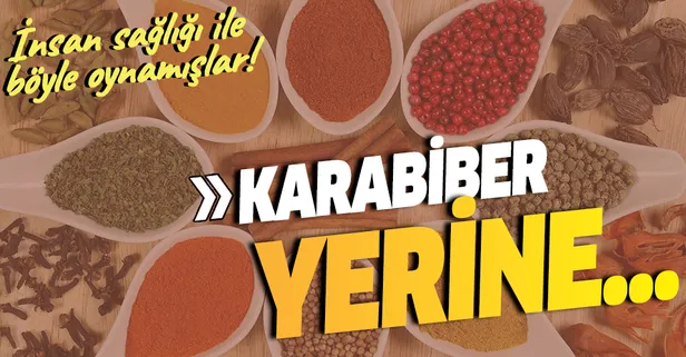 Baharatlarda akılalmaz hile! Karabiber yerine demir tozu, pul biber yerine tuğla tozu!