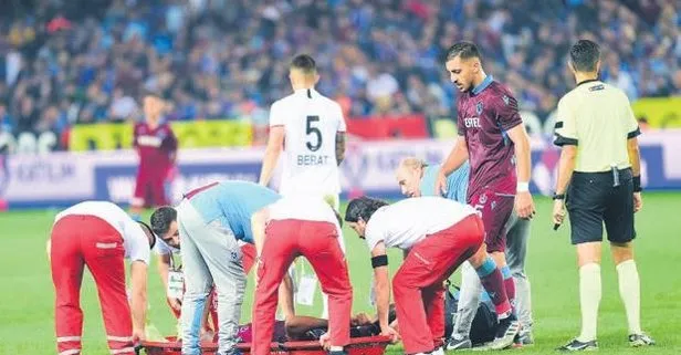 Trabzonspor'da Fernandes 1 ay yok!
