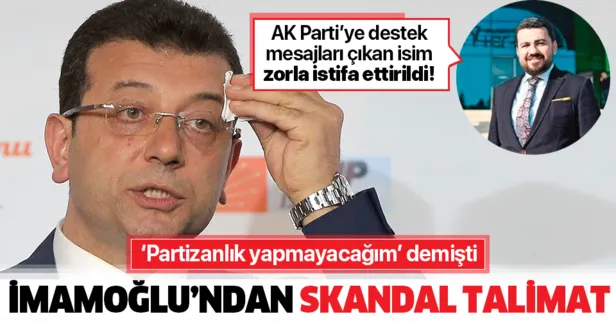 Ekrem İmamoğlu’ndan skandal talimat! Mehmet Bahaddin Yetkin’in AK Parti’ye destek mesajları ortaya çıkınca zorla istifa ettirildi