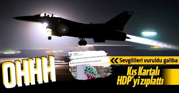 Terör örgütü PKK’ya yönelik gerçekleştirilen Kış Kartalı Harekatı HDP’yi rahatsız etti!
