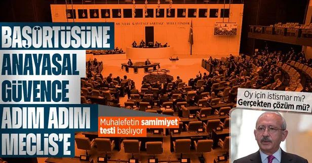 Son dakika: Başörtüsüne anayasal güvence! AK Parti: Cumhur İttifakı olarak imzaya açtık