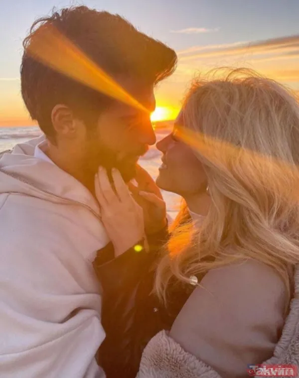 Can Yaman ve Diletta Leotta teknede kucak kucağa poz verdi sosyal medya onları konuştu! İtalyan spiker yeşil bikinisiyle… - 3