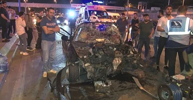 İstanbul’da feci kaza! Makas atan otomobil kazaya neden oldu: 5 yaralı
