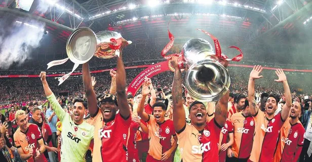 Muhteşem kapanış | 5. yıldızı takan Galatasaray Rams Park’ta zaferini bir kez daha kutladı