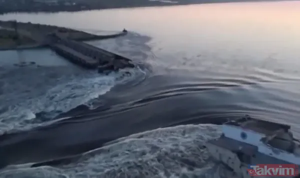 Rusya - Ukrayna savaşında şok gelişme! Nova Kakhovka barajı vuruldu! İşte ilk görüntüler! Nova Kakhovka neden önemli? - 30