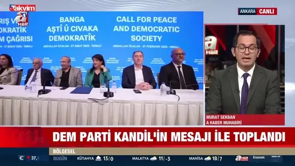 DEM Parti Kandil'in mesajı ile toplandı