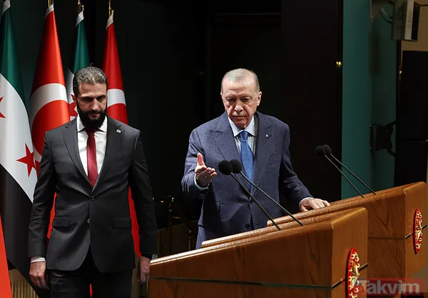 Ahmed Şara'dan Başkan Erdoğan'a teşekkür! "Kardeş Türkiye" vurgusu: İş birliğinin güçlenmesini sabırsızlıkla bekliyoruz - 9