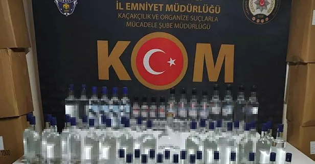 Bursa'da sahte içki operasyonu!