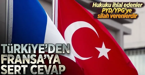 Türkiyeden Fransaya sert cevap