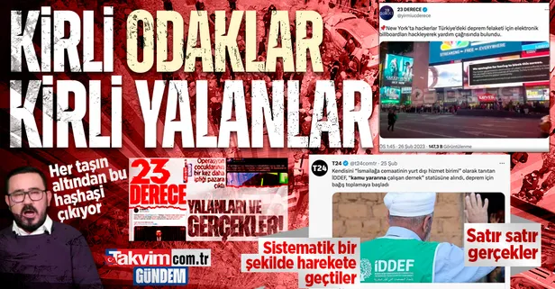 Asrın felaketi sonrası kirli ve sistematik yalanlar! Manipülatör 23 Derece ve T24 başı çekti: Algı operasyonuna karşı satır satır gerçekler