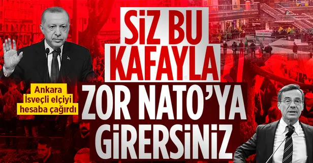 Teröre karşı somut adım atın! İsveç Büyükelçisi, Dışişleri'ne çağırıldı