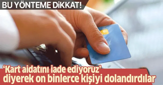 Kredi kartı aidatı dolandırıcılığına dikkat!