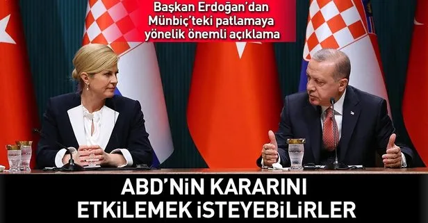 Başkan Erdoğan: ABD'nin kararını etkilemek isteyebilirler