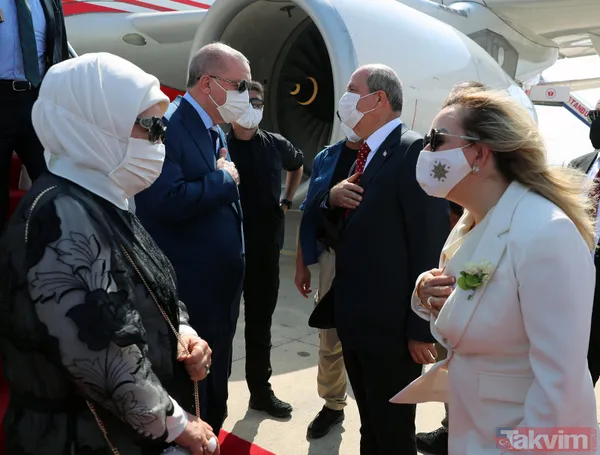 KKTC'de tarihi anlar! Başkan Recep Tayyip Erdoğan'a Oğuzhan Asiltürk ve Devlet Bahçeli de eşlik etti - 31