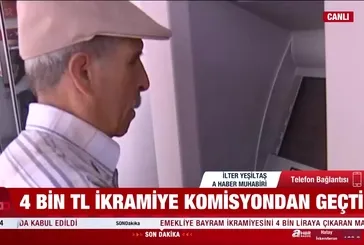 Emekliye 4 bin TL ikramiye komisyondan geçti