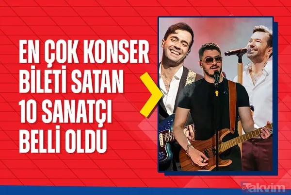 2024'te en çok konser bileti satan 10 sanatçı belli oldu! Listede bir kadın şarkıcı var! Yalın, Semicenk, Mert Demir... - 1