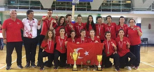20 YAŞ ALTI İŞİTME ENGELLİLER KADIN BASKETBOL MİLLİ TAKIMI NAMAĞLUP AVRUPA ŞAMPİYONU OLDU