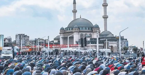 Taksim Camii ibadete açıldı: Batı, yine ayağa kalktı