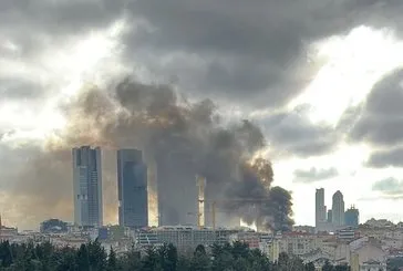 Şişli’de korkutan yangın!
