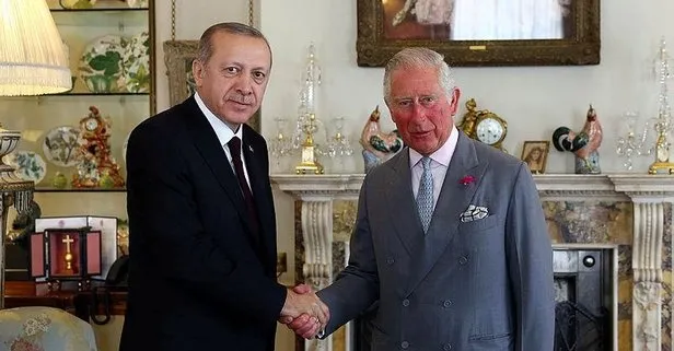 Cumhurbaşkanı Erdoğan Galler Prensi Charles ile görüştü
