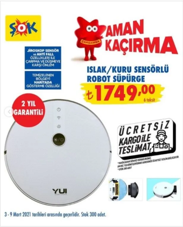 1614689698418.jpg ŞOK aktüel ürünler kataloğu 3-9 Mart 2021! Efsane ürünler geliyor! Robot süpürge, Fitness ve koşu bandı, Kablosız şarjlı süpürge...-2