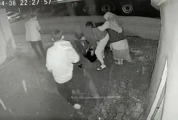 Arnavutköy’deki silahlı kavga kamerada