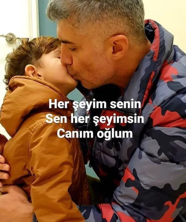 Özcan Deniz'den tepki çeken fotoğraf! Oğlunu dudağından öptü, sosyal medyada tartışma yarattı...-2