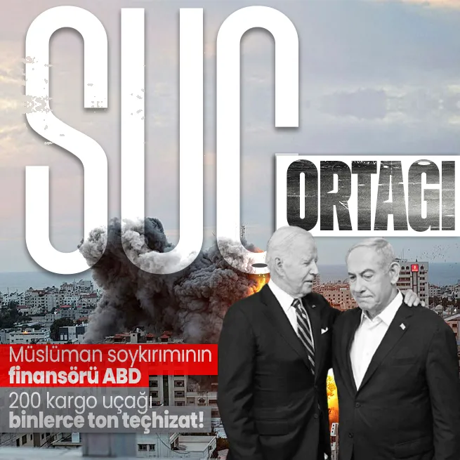 Suç ortağı! Soykırımcı İsrail ABDnin katliama verdiği askeri desteği açıkladı