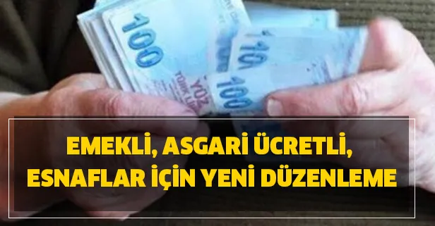 Emekli, asgari ücretli, esnaflar için çok önemli gelişme! Meclise yeni yasa teklifi milyonları ilgilendiriyor!