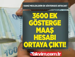 Öğretmen, polis, hemşire, imam maaşları, emekli ikramiyeleri kaç para oldu? 3600 ek gösterge TASLAKLARI TAMAM! Maaş + 1.500 TL ek gösterge artışı!