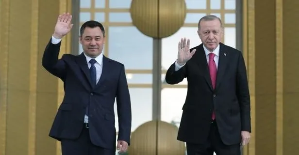 Başkan Erdoğan, Kırgızistan Cumhurbaşkanı Sadır Caparov ile görüştü