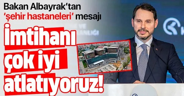 Hazine ve Maliye Bakanı Berat Albayrak’tan ’Göztepe Şehir Hastanesi’ paylaşımı: İmtihanı çok iyi bir şekilde atlatıyoruz