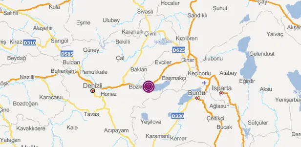 Denizli'nin Çardak ilçesinde deprem! İşte Kandilli Rasathanesi son depremler...-1