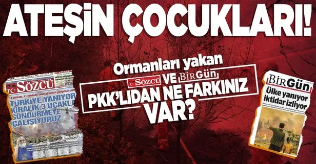 Türkiye orman yangınlarıyla mücadele ederken Sözcü ve Birgün yine manipülasyon peşinde! THK’dan flaş açıklama