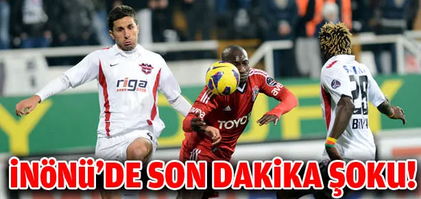 İnönü’de son dakika şoku!