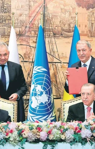 Tahıl krizini Başkan Erdoğan çözmüştü! Dolmabahçe'de imzalanan anlaşmada Türkiye detayı dikkat çekti