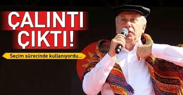 Muharrem İnce’nin seçim şarkısı çalıntı çıktı