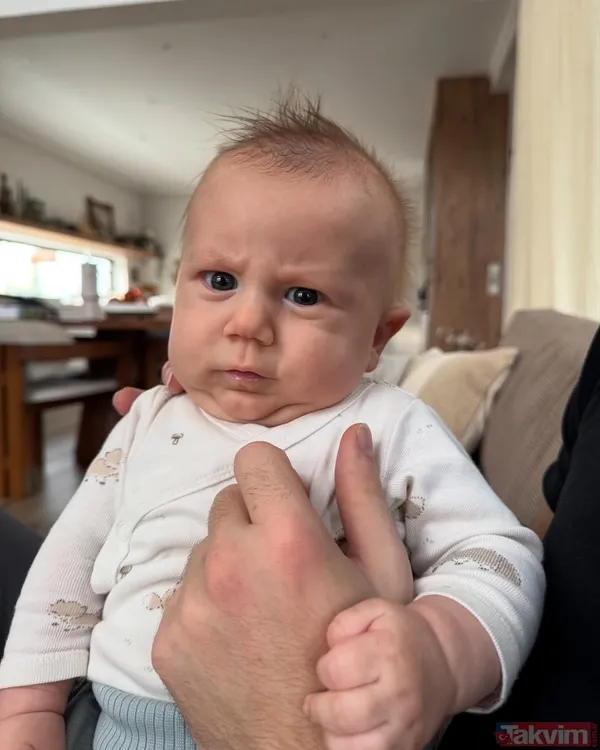 Berkay Hardal ve Dilan Telkök’ün oğulları Royan 3 aylık oldu! Pozlarına yorum yağdı: “Dayanılmaz bir tatlılığı var” - 6