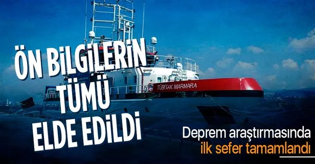 Deprem araştırmasında ilk seferini tamamlayan TÜBİTAK Marmara Araştırma Gemisi, İzmir’de: Ön bilgilerin tümü elde edildi