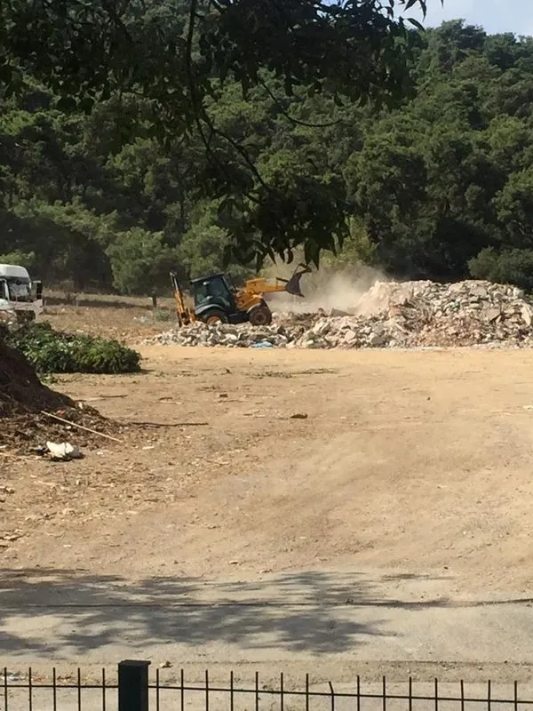 CHP'li Adalar Belediyesi'nden bir skandal daha! 1. derece sit alanına moloz döktüler!-4