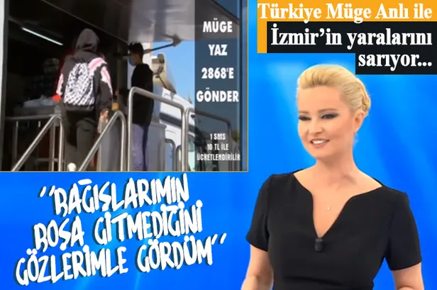 Müge Anlı canlı yayınında Mobil Aşevi Kampanyası ile İzmir depremine rekor bağış! "Boşa gitmediğini gözlerimle gördüm"-1