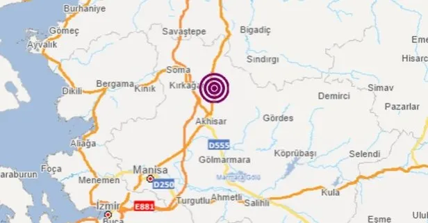 Manisa’da 4.4 büyüklüğünde deprem | Son depremler