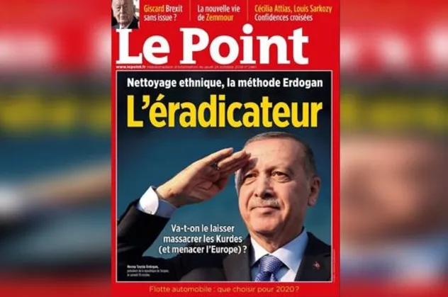 Fransız dergisi Le Point'in skandal kapağına Cumhurbaşkanlığı'ndan efsane yanıt