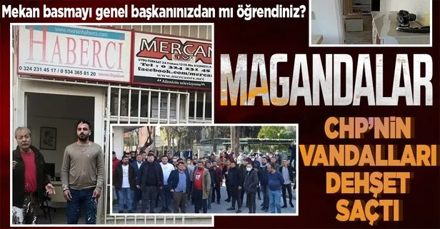 CHP gençlik kollarından 70 maganda yerel gazeteye saldırdı! Bu cesareti kimden alıyorlar?