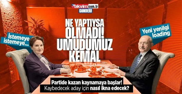 Meral Akşener teslim bayrağını çekti! Ortak aday Bay Kemal: İYİ Parti’de kazan kaynayacak